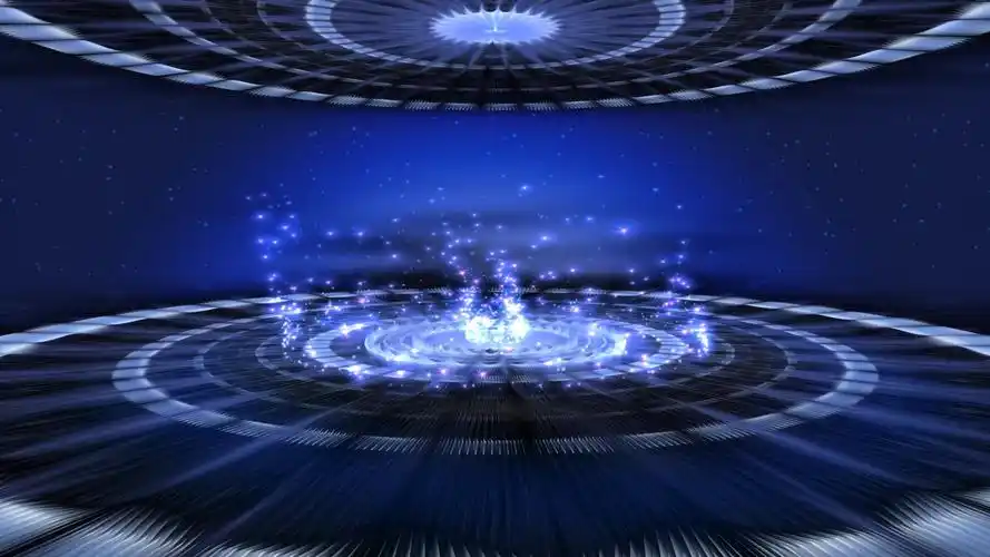 蓝色科技舞台背景视频