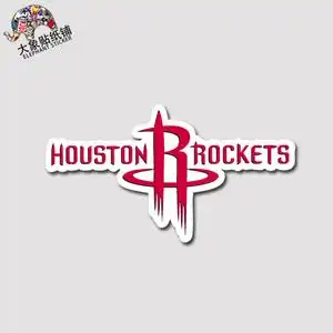 nba贴纸 拉杆箱贴纸 休斯顿火箭队标贴纸 笔记本个性防水贴纸