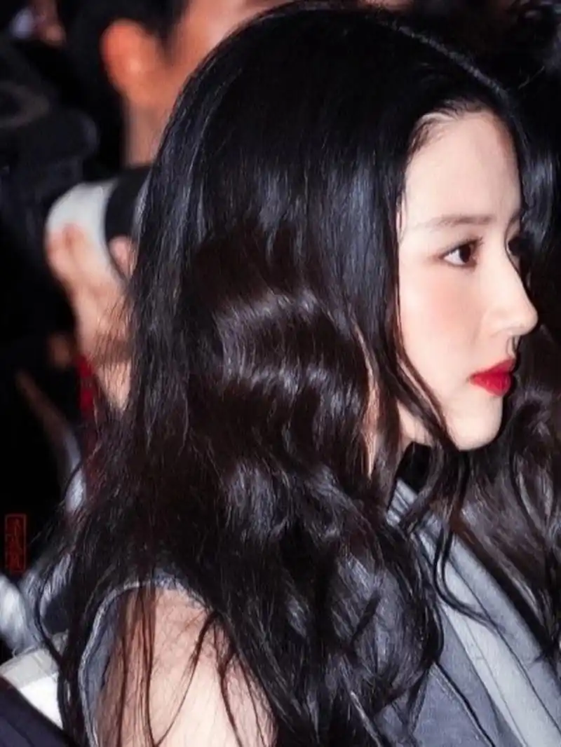 妙发红唇刘亦菲 完美的侧脸 #刘亦菲#