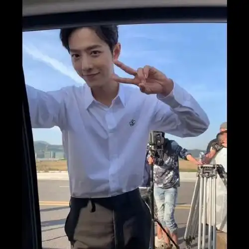 剪刀手花絮看过嘛#和肖战点亮微博之夜