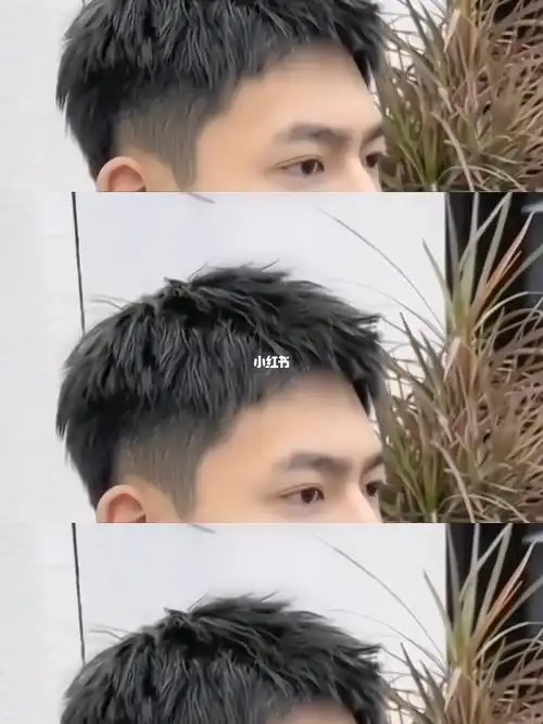 男生发型推荐很受欢迎的男士短款前刺碎盖