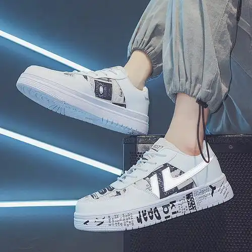 玳恩2021春季鞋子潮鞋学生帆布鞋青少年男鞋韩版潮流百搭板鞋夏季布鞋