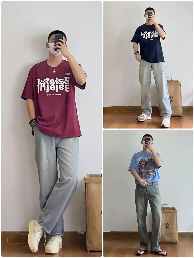 男生夏季百搭的牛仔裤合集|少年感穿搭.轻松穿出少年感 选择都 - 抖音