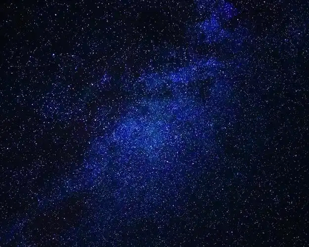 蓝色星空,星星,空间 5k