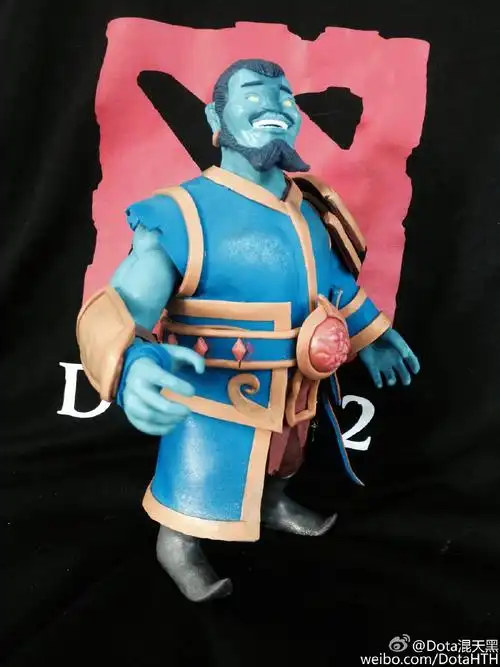 dota2玩家自制手办 土猫模型还原度超高
