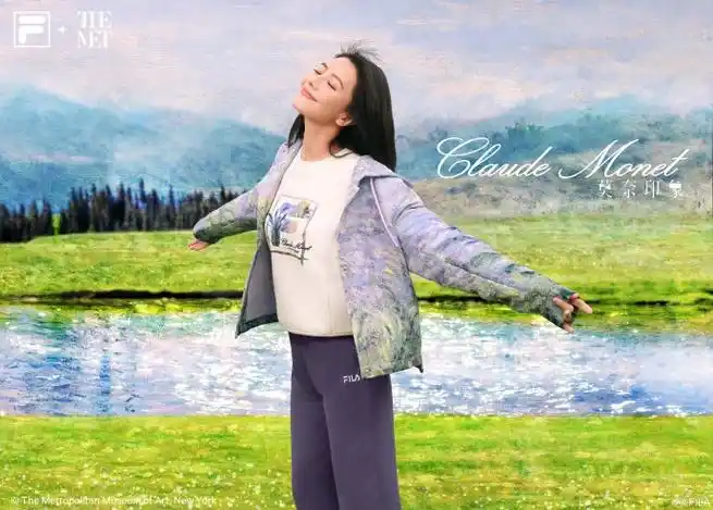 fila时尚运动代言人高圆圆##油画风穿搭##fila时尚艺术风##fila莫
