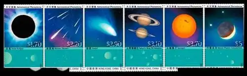 邮票上的天文现象