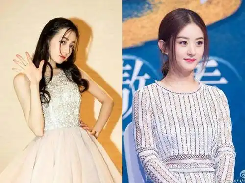 赵丽颖迪丽热巴组合网友都好喜欢