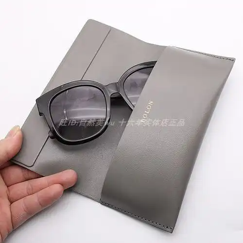 陌森太阳镜盒折叠便携式眼镜盒原装墨镜镜简约创意复古镜布 川1久保玲