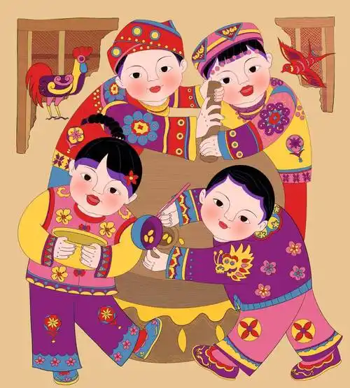 赏年画 过大年 | "新生活 新风尚 新年画"线上展播⑥_省份_文化_节日