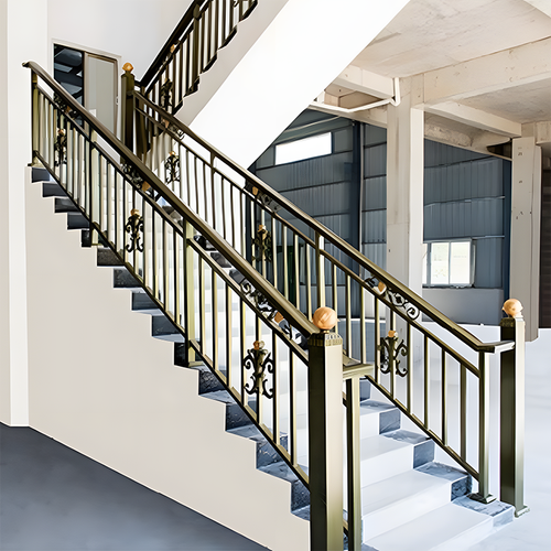 施韵令户外楼梯扶手栏杆铝合金楼梯扶手护栏室外过道来图户外小区庭院