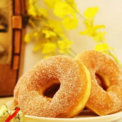 奥昆立高大佬强速冻迷你甜甜圈冷冻烘焙半成品面包圈360g18个袋装