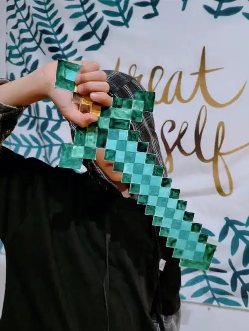 画画  #水彩手绘  #我的世界  #水彩  #绘画  #画画的日常  #钻石剑