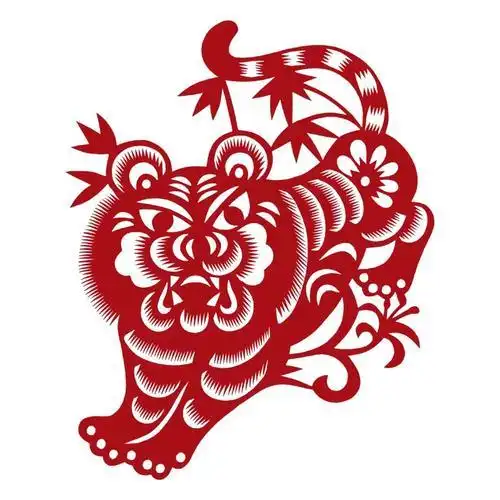 儿童老虎剪纸步骤大全图片