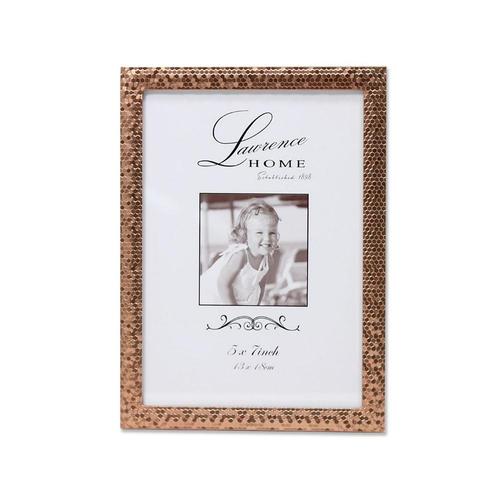 lawrence frames金色相框|rose gold shimmer metal picture frame