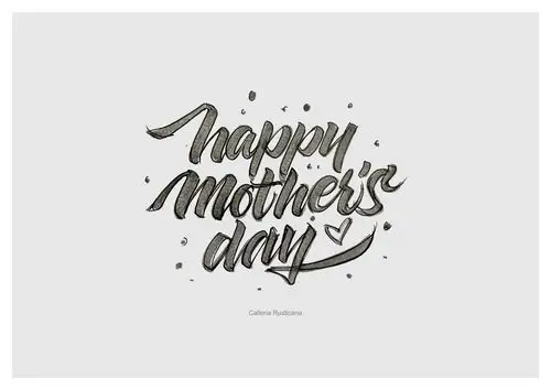 近期英文手绘字体