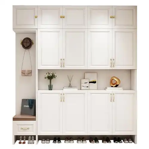 鞋柜家用门口大容量入户玄关柜一体古达靠墙客厅门厅柜阳台储物柜