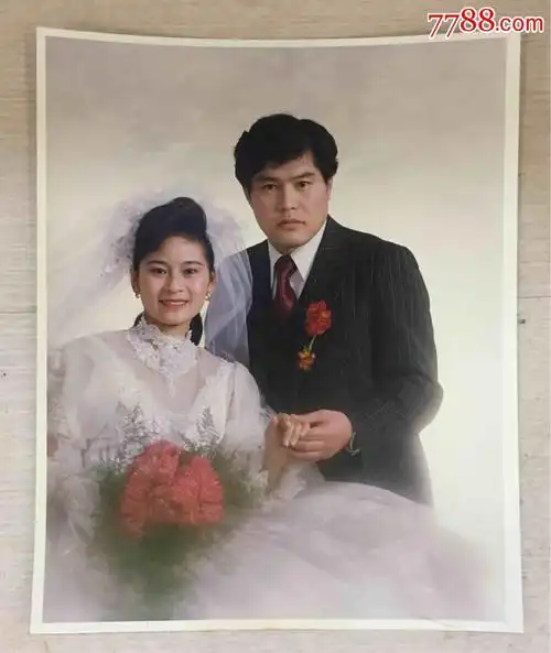 帅哥美女结婚照