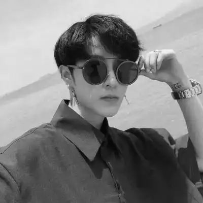 网图头像男黑白