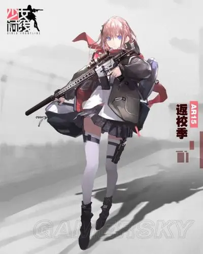 少女前线ar15返校季皮肤图鉴 ar15返校季皮肤立绘