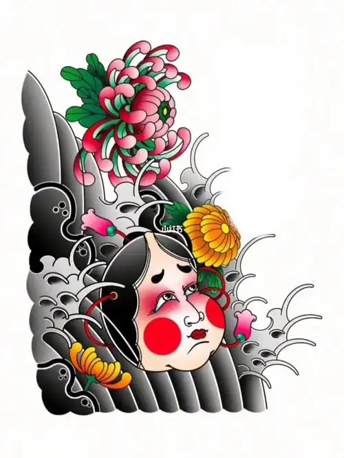 阿多福老传统花臂