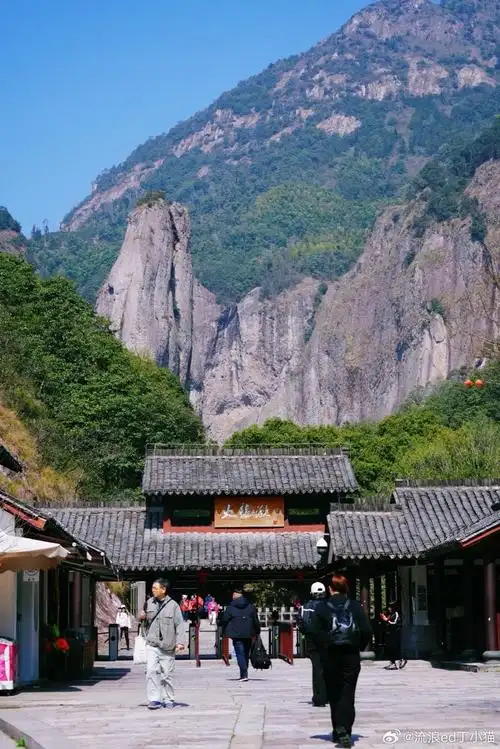 来雁荡山上春山##雁荡新绿春山可望##沉浸式徒步雁荡山##2024全国