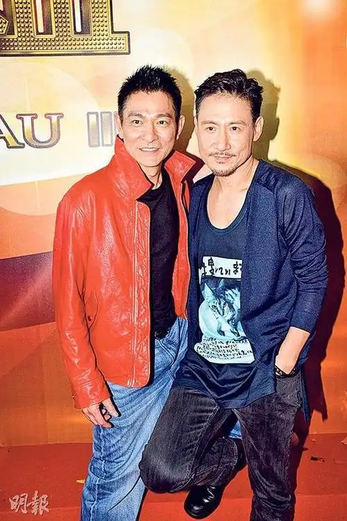 周润发刘德华世纪握手 赌神刀仔重逢