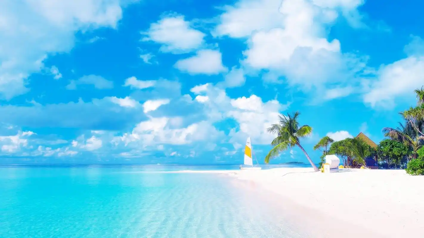 风景壁纸,沙滩,大海,海洋,自然风光,壁纸,1920x1080