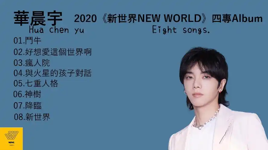 华晨宇 2020《新世界》四专album 8首歌曲