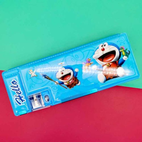 哆啦a梦文具盒大容量多功能带卷笔刀创意卡通可爱高颜值机器猫叮