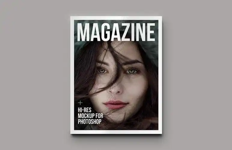 时尚杂志样机素材模板 magazine mockup template