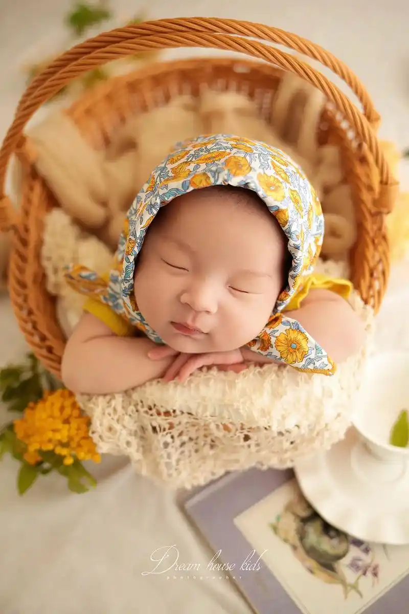 摇篮萌娃日系百天照97合肥儿童摄影.