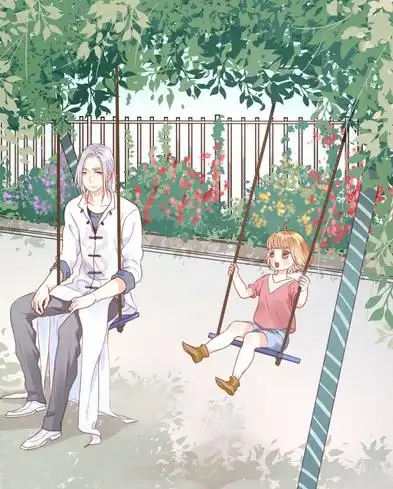 二次元 治愈 童年 暖心 秋千 兄妹