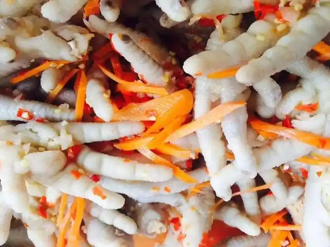 自家亲自腌制的酸鸡脚