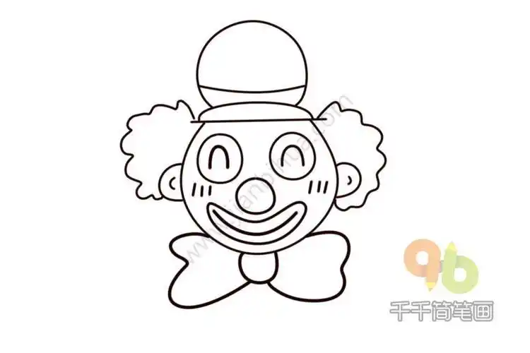 小丑的简笔画小丑的简笔画百度网盘