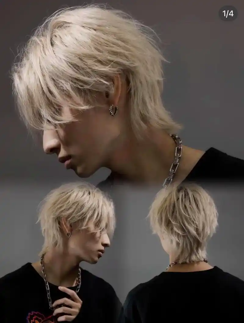 日式狼尾发型设计.想留长发的男生一定不能错过这款日系狼尾发 - 抖音