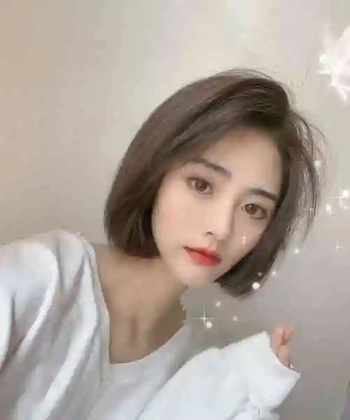 韩系短发发型图片女减龄2022锁骨发(秋季流行减龄帅气圆脸显脸小)