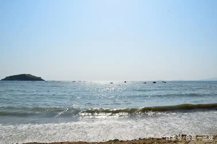 大连的海滩,海景相当不错