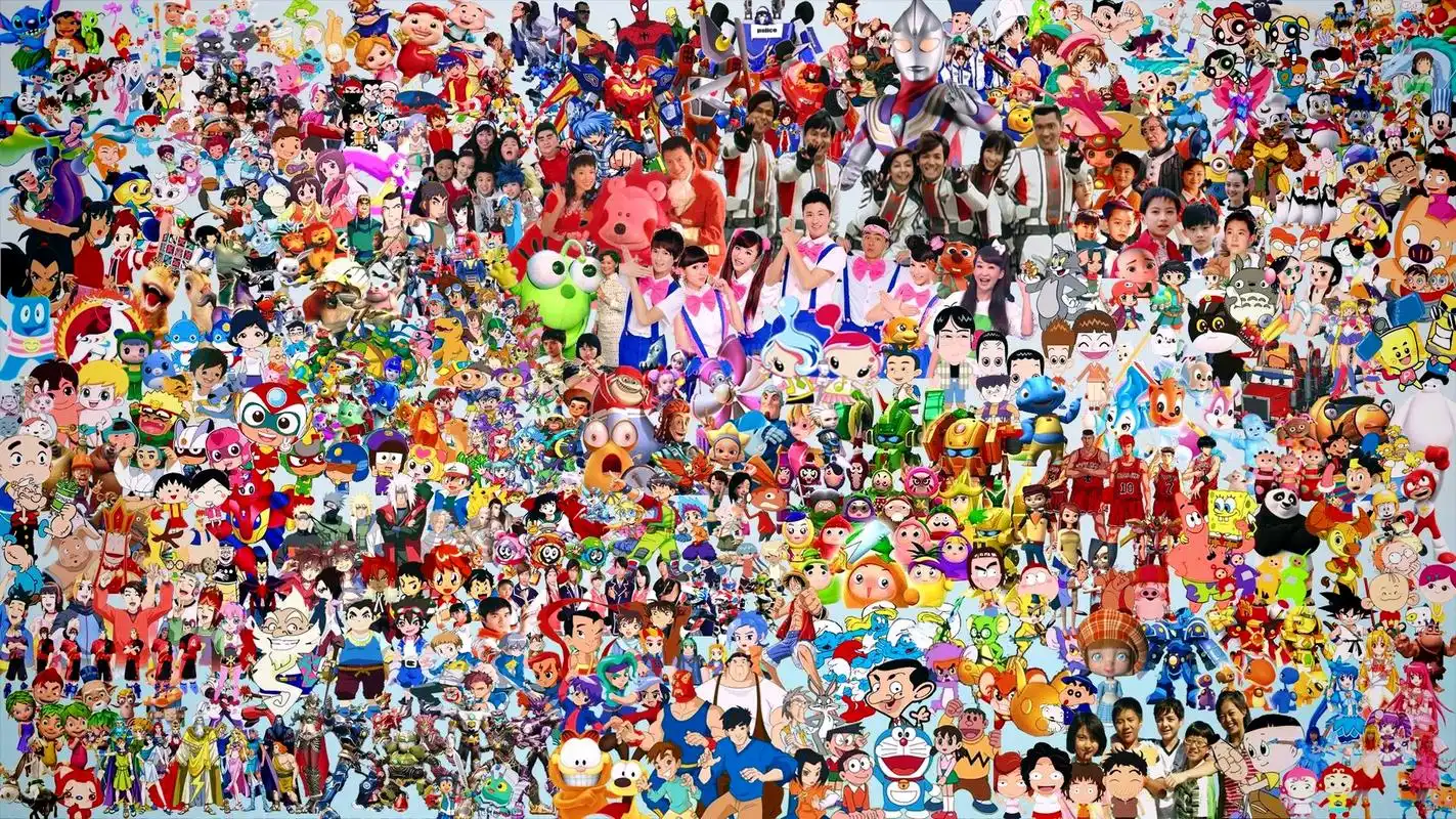 谁的童年动画全家福?#动漫