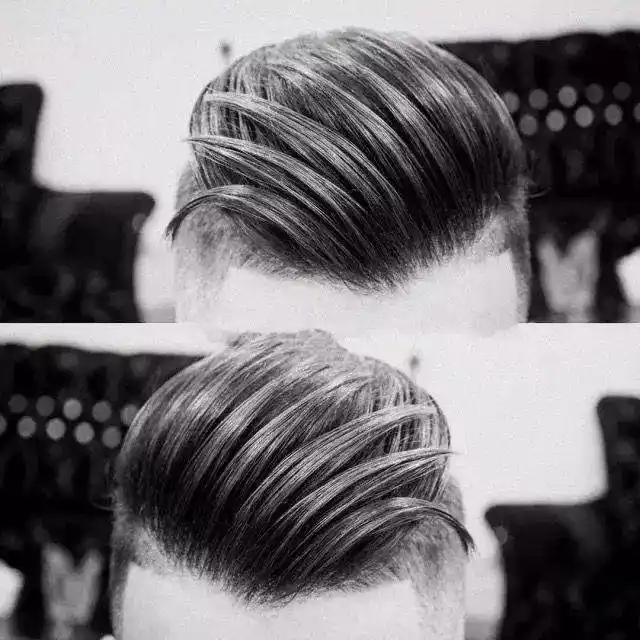 木北造型:超有动感的男神侧背头发型个性帅气