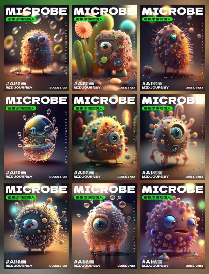 7215密集恐惧症慎入.#midjourney #ai绘画 #人 - 抖音