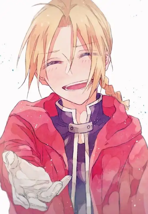 发型很帅的二次元男生插画