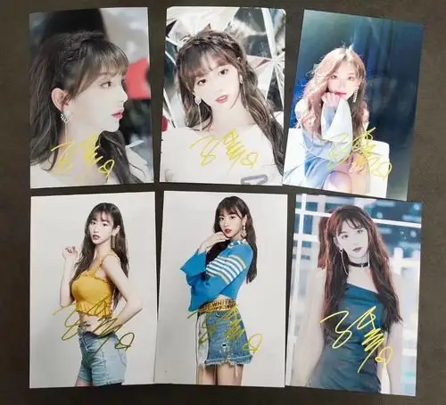 孔雪儿,刘雨昕,赵小棠,虞书欣,许佳琪亲笔签名照 需要的私我(来自一名