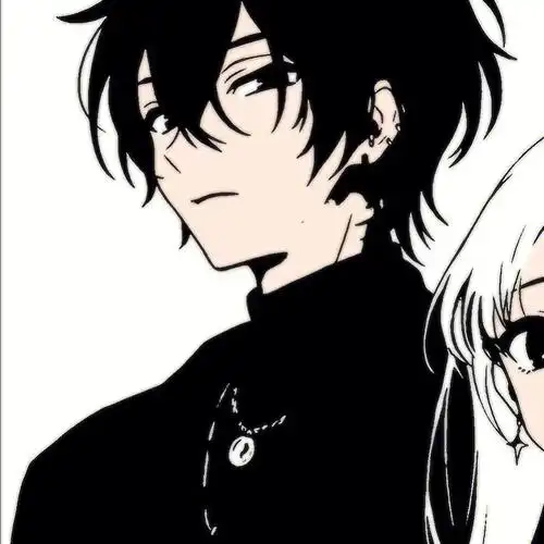 动漫卡通情侣头像黑色超酷暗黑系列