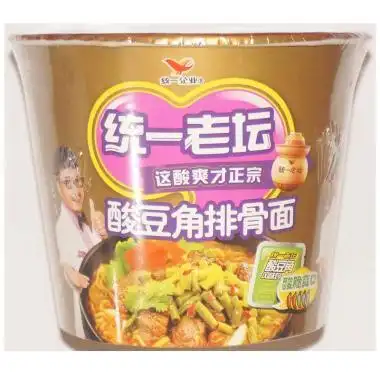 来一桶酸豆角排骨面