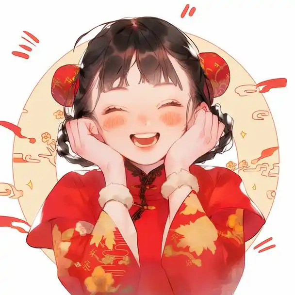 头像|中国风女孩新年头像