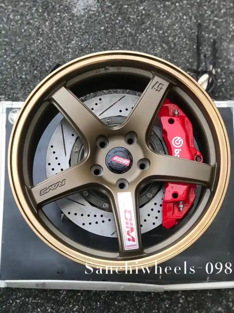 rays 57cr 18寸改装轮毂.18寸8.5j et33 - 抖音