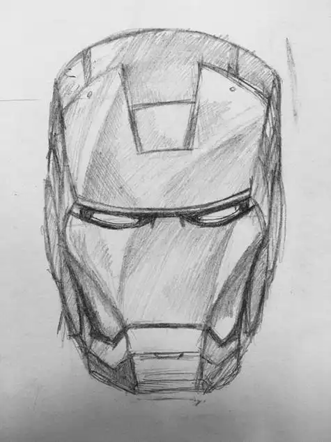 钢铁侠简笔画钢铁侠简笔画马克手绘