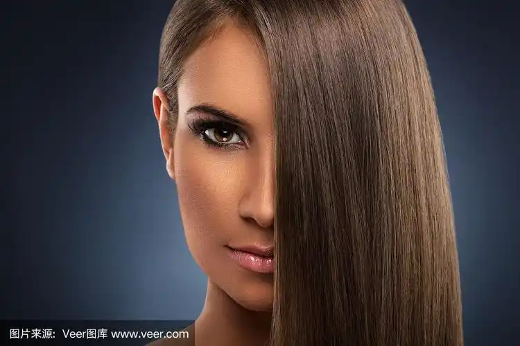 美丽头发的女人