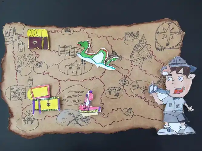 优彩少儿美术大师班第31轮《藏宝图》